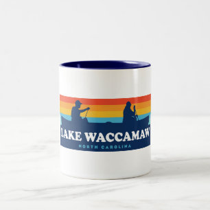 Taza Bicolor Lago Waccamaw Carolina del Norte Canoe