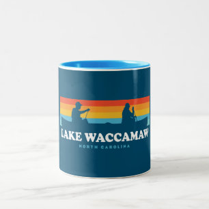Taza Bicolor Lago Waccamaw Carolina del Norte Canoe