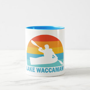 Taza Bicolor Lago Waccamaw Carolina del Norte Kayak