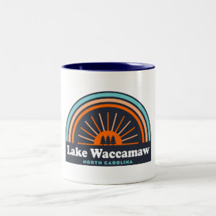 Taza Bicolor Lago Waccamaw North Carolina Arcoíris