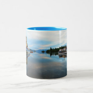 TAZA BICOLOR LAGO WINDEMERE, EL DISTRITO DEL LAGO, INGLATERRA,
