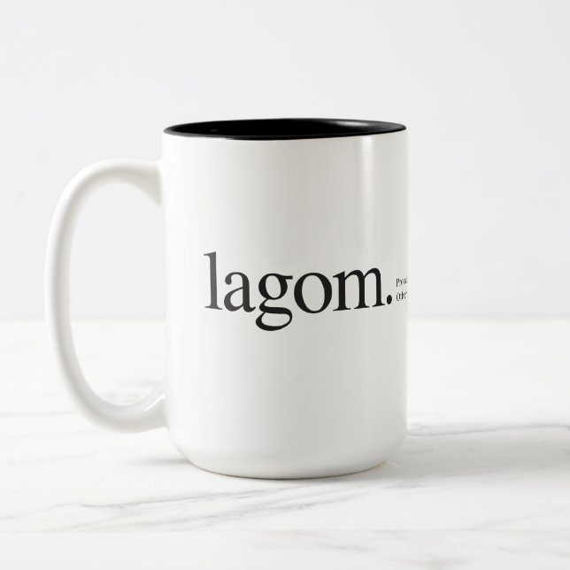 Taza Bicolor Lagom Wiki (Izquierda)