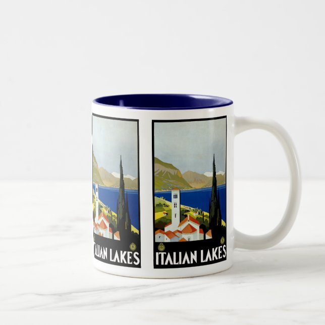Taza Bicolor Lagos de Italia (Derecha)