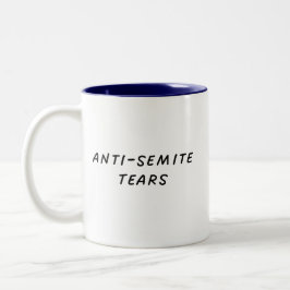 Taza Bicolor Lágrimas antisemitas
