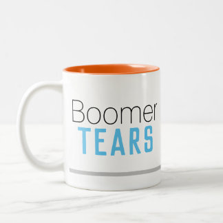 Taza Bicolor Lágrimas del boomer 2 tonificadas (R-Handed)
