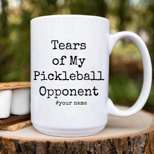 Taza Bicolor Lágrimas divertidas de mi oponente de pelota de fu