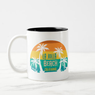 Taza Bicolor LaJolla Beach Retro