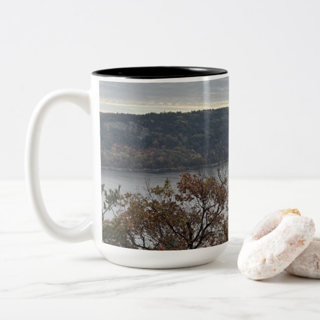 Taza Bicolor Lake Nature (Con donut)