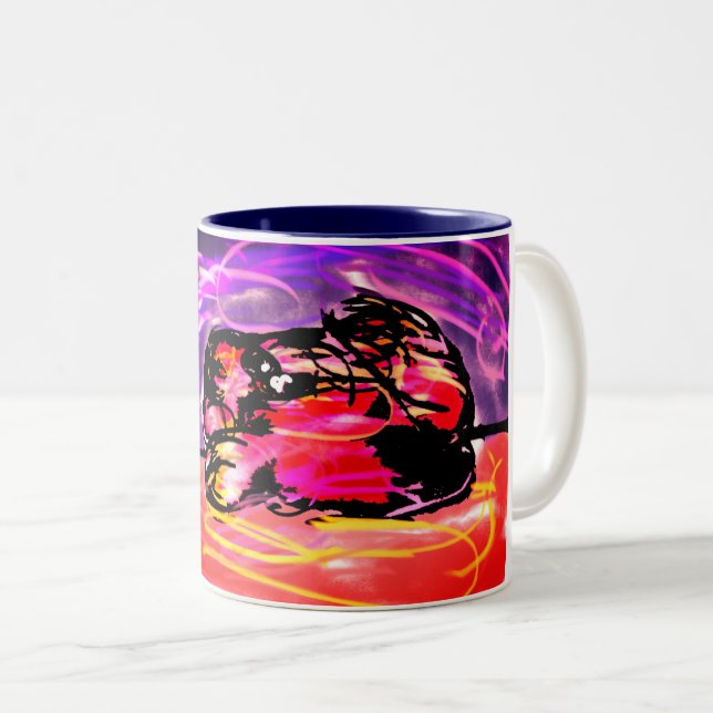 Taza Bicolor Langosta roja Gem (Anverso derecho)