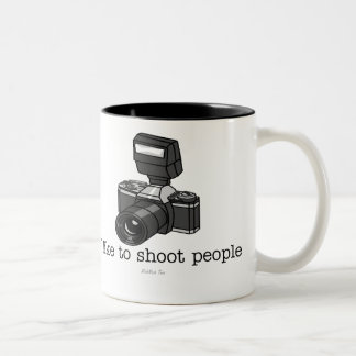 Taza Bicolor Lanzamiento de la cámara