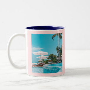 Taza Bicolor Lanzamiento de libro de autor   Diseño promocional