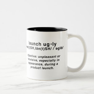 Taza Bicolor Lanzar un café feo