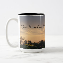 Taza Bicolor Large Coffee Mug