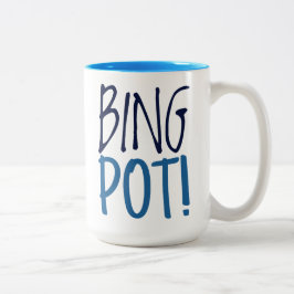 Taza Bicolor Large Mug - Bing Pot!