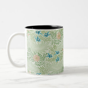 Taza Bicolor Larkspur de William Morris