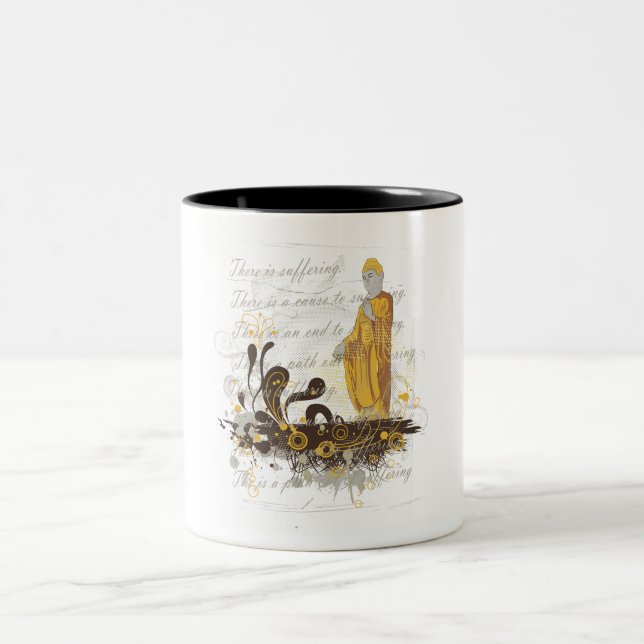 Taza Bicolor Las cuatro verdades nobles (Centro)