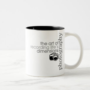 Taza Bicolor Las dimensiones de la vida de la grabación