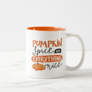Taza Bicolor Las especias de calabaza y todo lo bueno