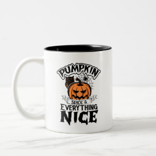 Taza Bicolor Las especias de calabaza y todo lo bueno - Hallowe