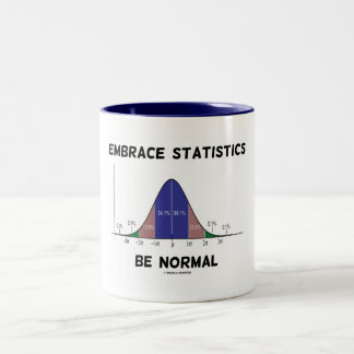 Taza Bicolor Las estadísticas de abrazar deben ser consejos de