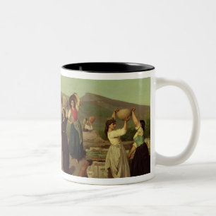 Taza Bicolor Las excavaciones en Pompeya, 1865