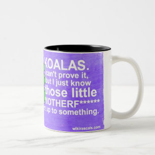 Taza Bicolor Las koalas están hasta algo