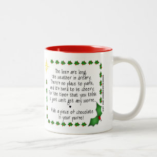 Taza Bicolor Las líneas son largas…