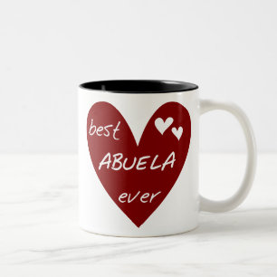 Taza Bicolor Las mejores camisetas y regalos de Abuela del
