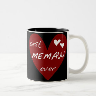 Taza Bicolor Las mejores camisetas y regalos de Memaw del