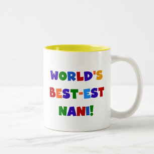 Taza Bicolor Las mejores camisetas y regalos de Nani de colores