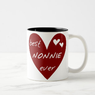 Taza Bicolor Las mejores camisetas y regalos de Nonnie del