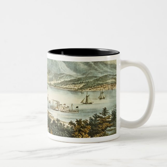 Taza Bicolor Las montañas de Catskill (Derecha)
