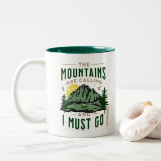 Taza Bicolor Las montañas llaman