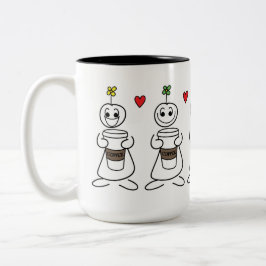 Taza Bicolor Las muchas caras del café