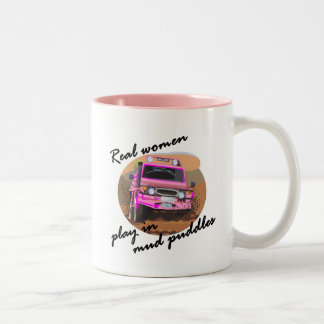 Taza Bicolor Las mujeres de verdad juegan en los regalos de cha