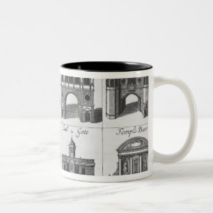 Taza Bicolor Las ocho puertas de la ciudad de Londres