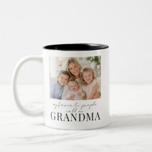 Taza Bicolor Las personas favoritas me llaman regalo de foto de