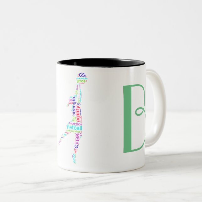 Taza Bicolor Las posiciones de motivación personalizaron el (Anverso derecho)