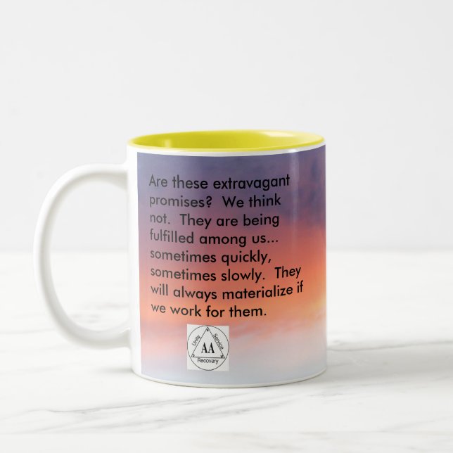Taza Bicolor Las promesas (Izquierda)