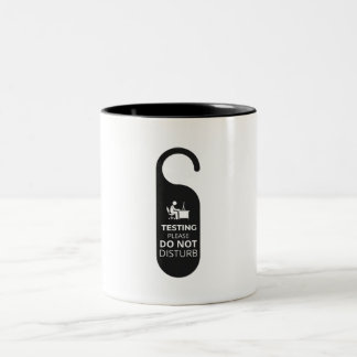 Taza Bicolor Las pruebas no perturban el diseño divertido Mug
