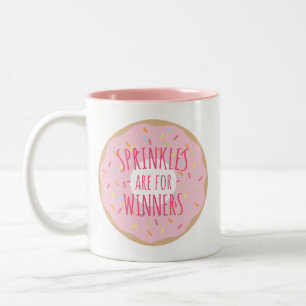 Taza Bicolor Las salpicaduras son para los ganadores Graciosos 