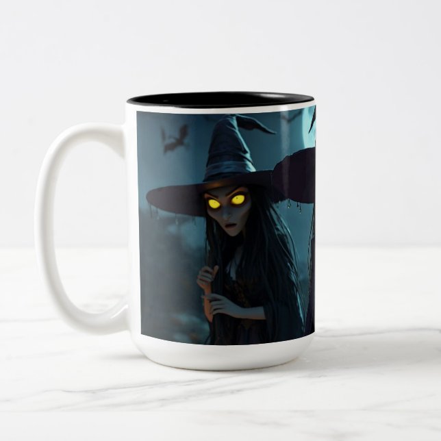 Taza Bicolor Las Tres Brujas Malvadas (Izquierda)
