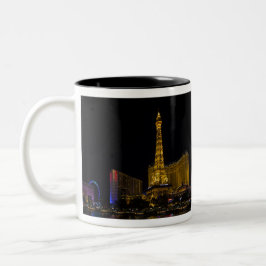 Taza Bicolor Las Vegas de noche