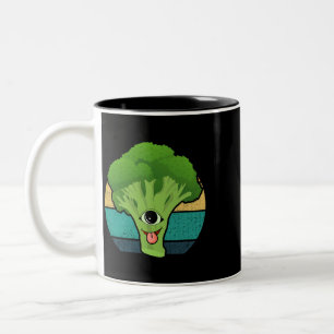 Taza Bicolor Las Verduras Espirituales De Broccoli Stem Broccol