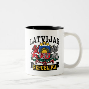 Taza Bicolor Latvijas Republika