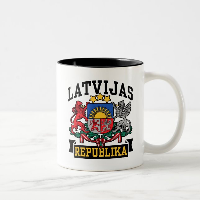 Taza Bicolor Latvijas Republika (Derecha)