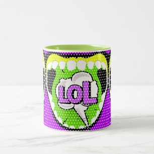 Taza Bicolor Lauder en voz alta