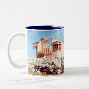 Taza Bicolor ldp Atenas - Acrópolis - Cecropia