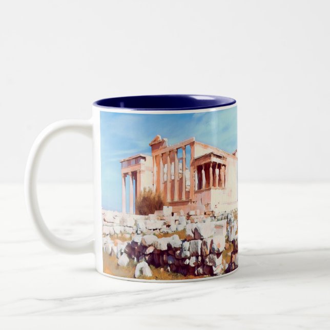 Taza Bicolor ldp Atenas - Acrópolis - Cecropia (Izquierda)