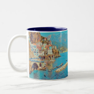 Taza Bicolor ldp ATRANI.- Costa Amalfi -